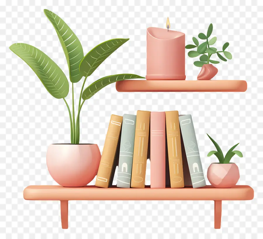 Furnitur Rak，Rak Buku PNG