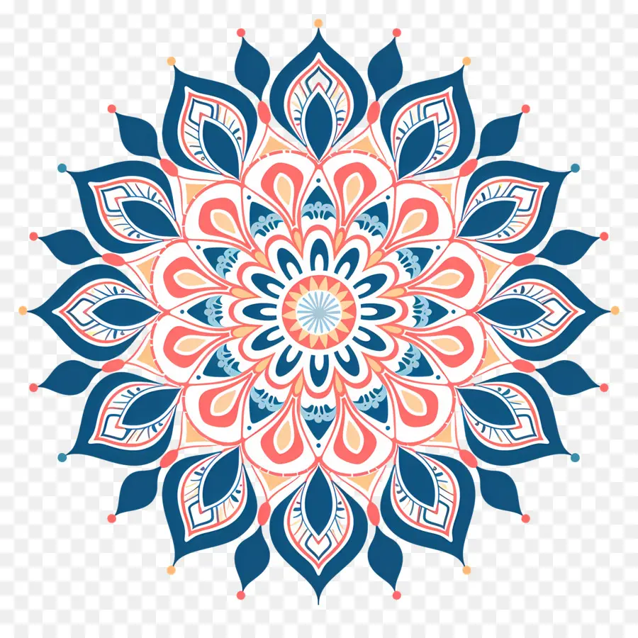 Mandala，Mandala Biru PNG