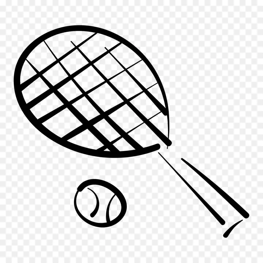 Raket Tenis，Raket Tenis Dan Bola PNG