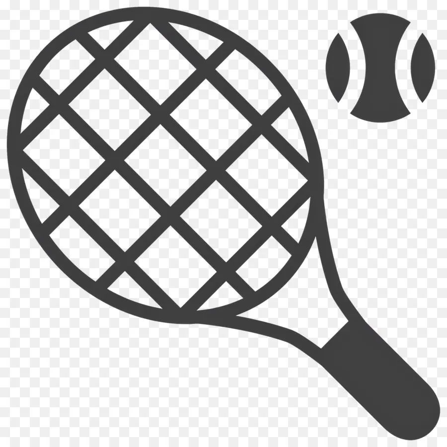 Raket Tenis，Raket Tenis Dan Bola PNG