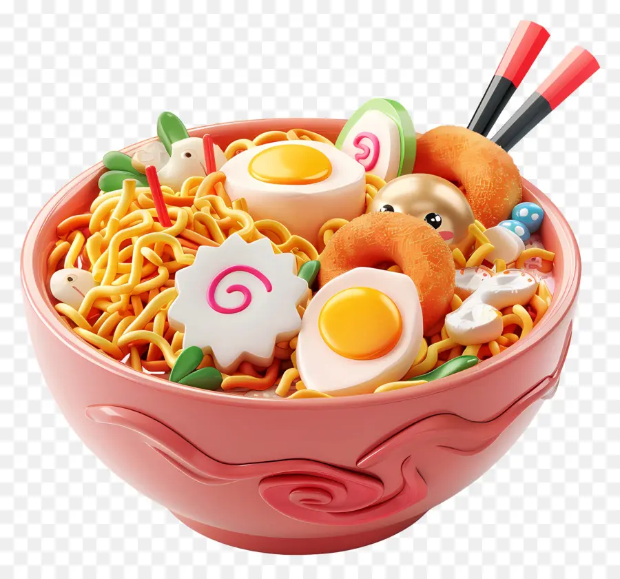 Sup Ramen，Semangkuk Mie PNG