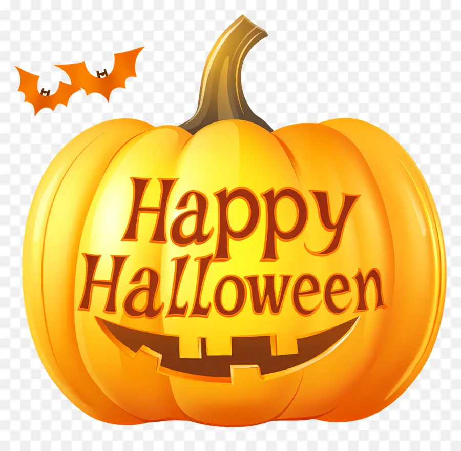 Selamat Halloween，Labu Halloween PNG