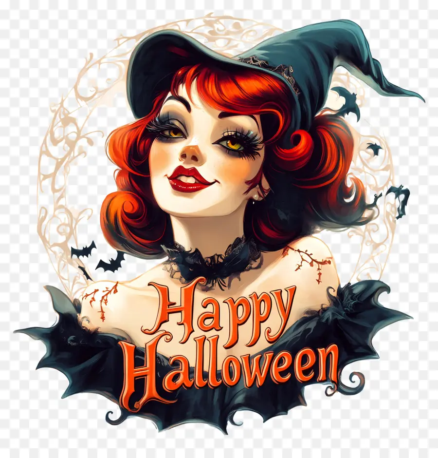 Selamat Halloween，Penyihir Halloween PNG