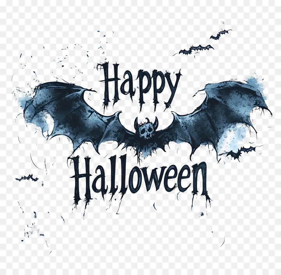 Selamat Halloween，Kelelawar PNG