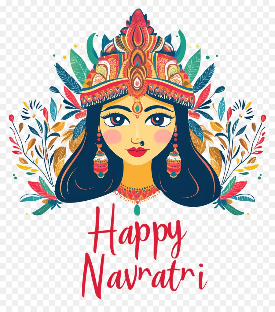 Selamat Navratri，Wanita Navratri PNG