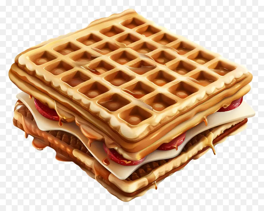 Sandwich Wafel，Omongan PNG