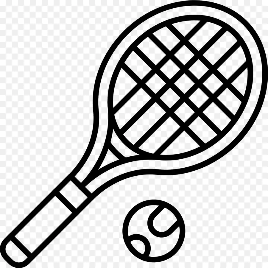 Raket Tenis，Raket Tenis Dan Bola PNG