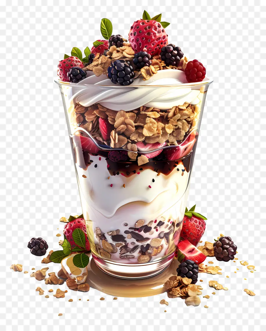 Parfait Yogurt，Parfait Yoghurt PNG