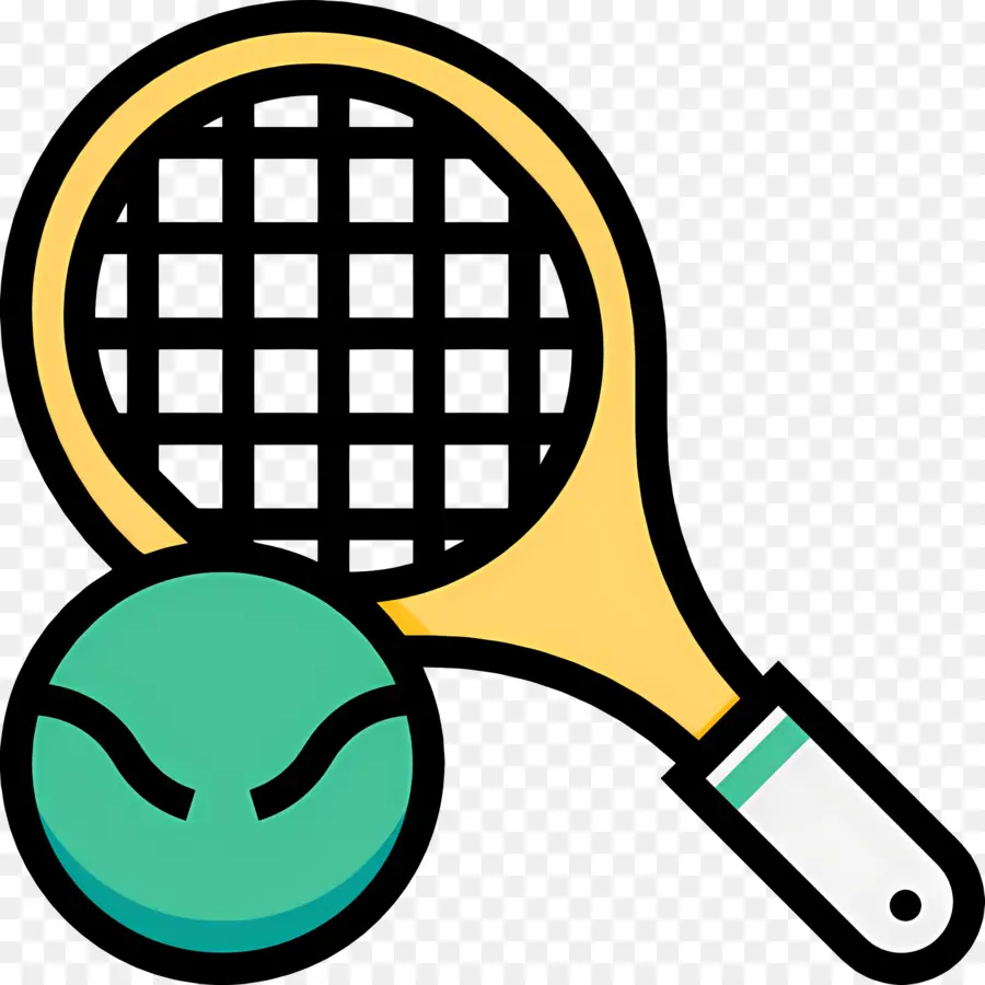 Raket Tenis，Raket Tenis Dan Bola PNG