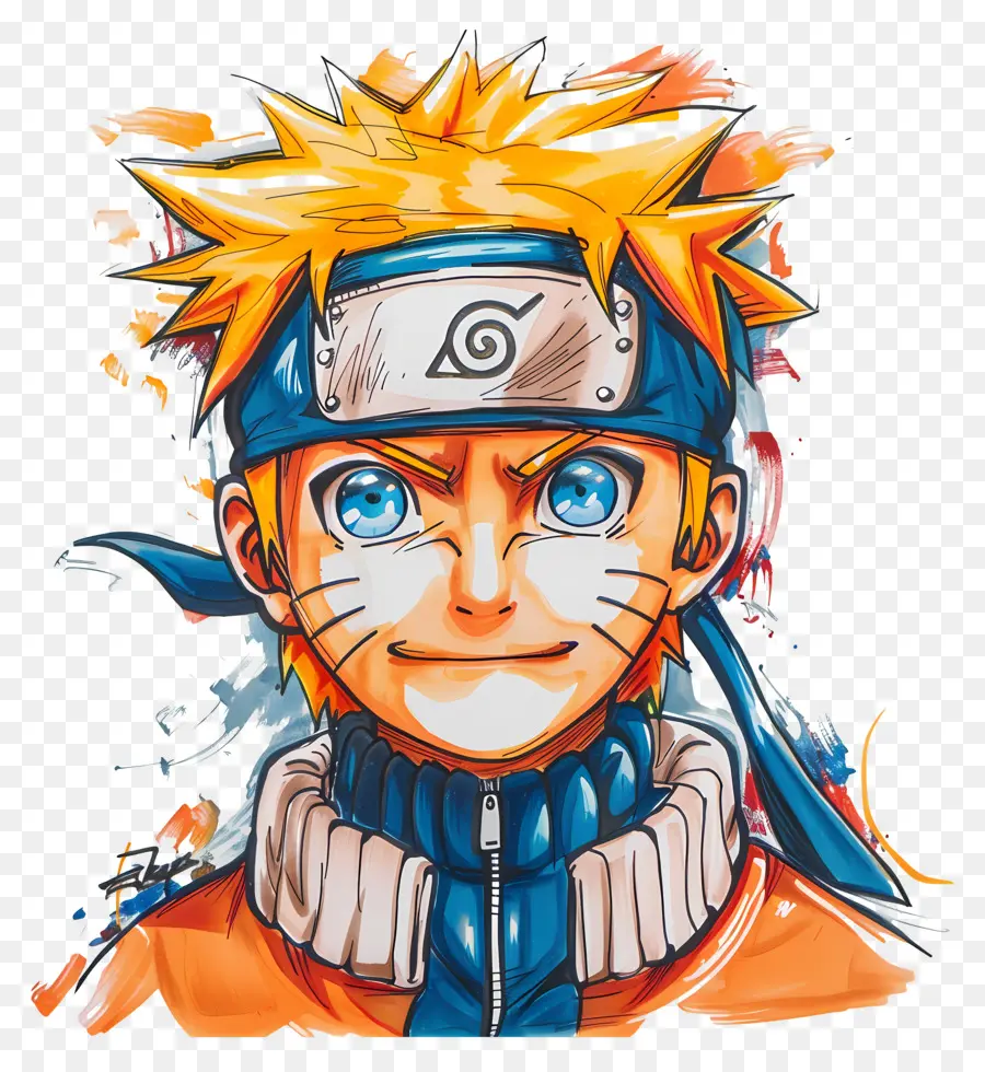 Naruto Uzumaki，Karakter Anime PNG