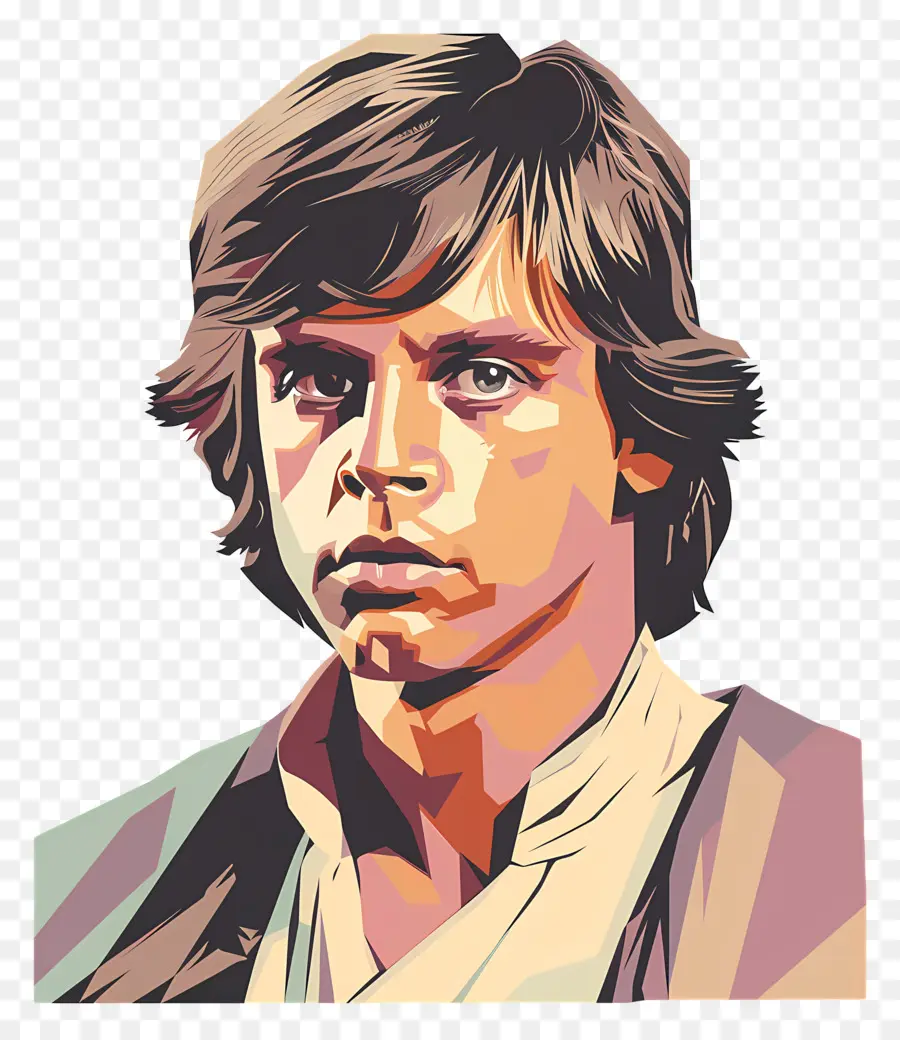 Lukas Skywalker，Potret Karakter PNG