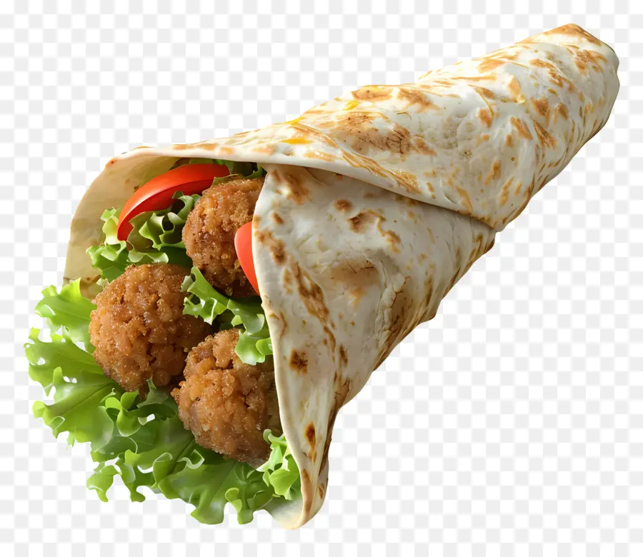 Bungkus Falafel，Membungkus PNG