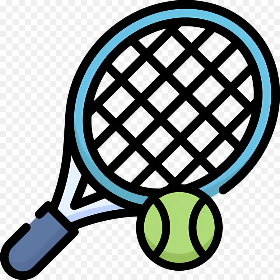 Raket Tenis，Raket Tenis Dan Bola PNG