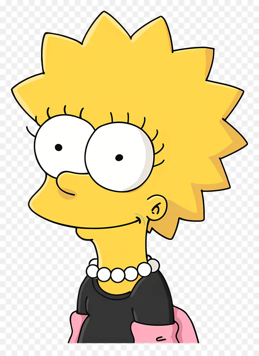 Lisa Simpson，Gadis Kartun PNG