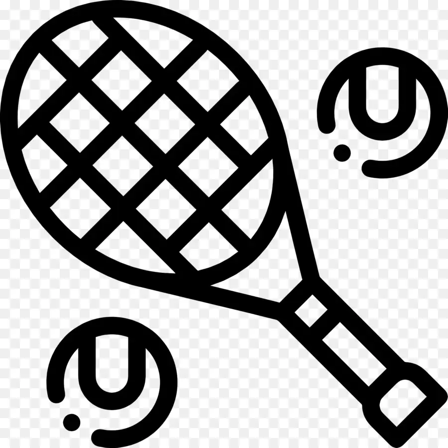 Raket Tenis，Raket Tenis Dan Bola PNG