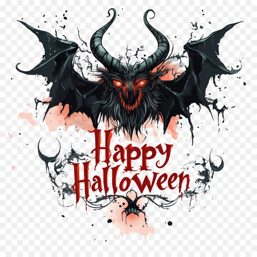 Selamat Halloween，Kelelawar PNG