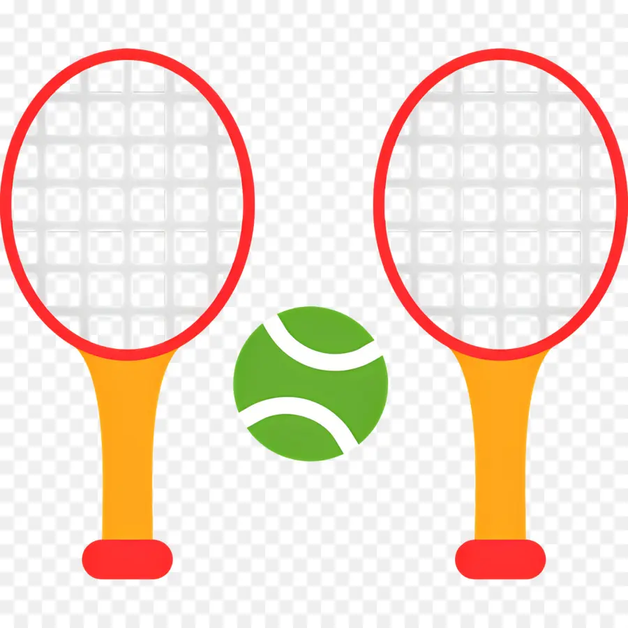 Raket Tenis，Raket Tenis Dan Bola PNG