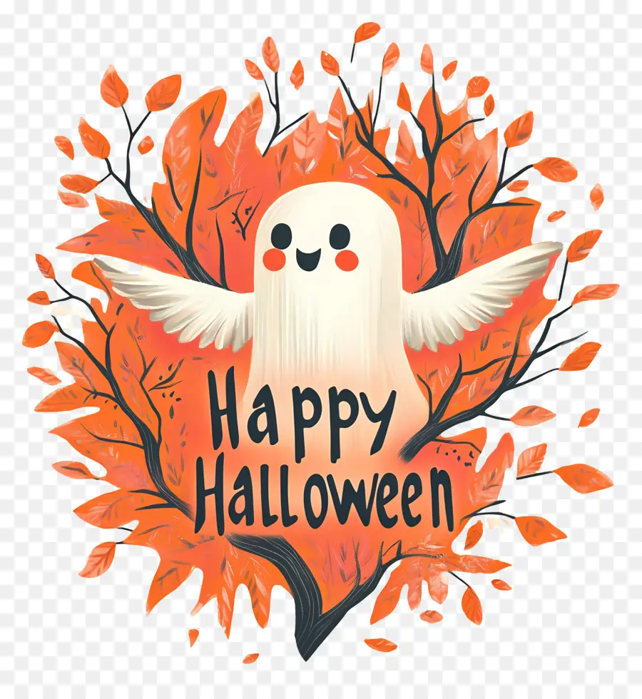 Selamat Halloween，Hantu PNG