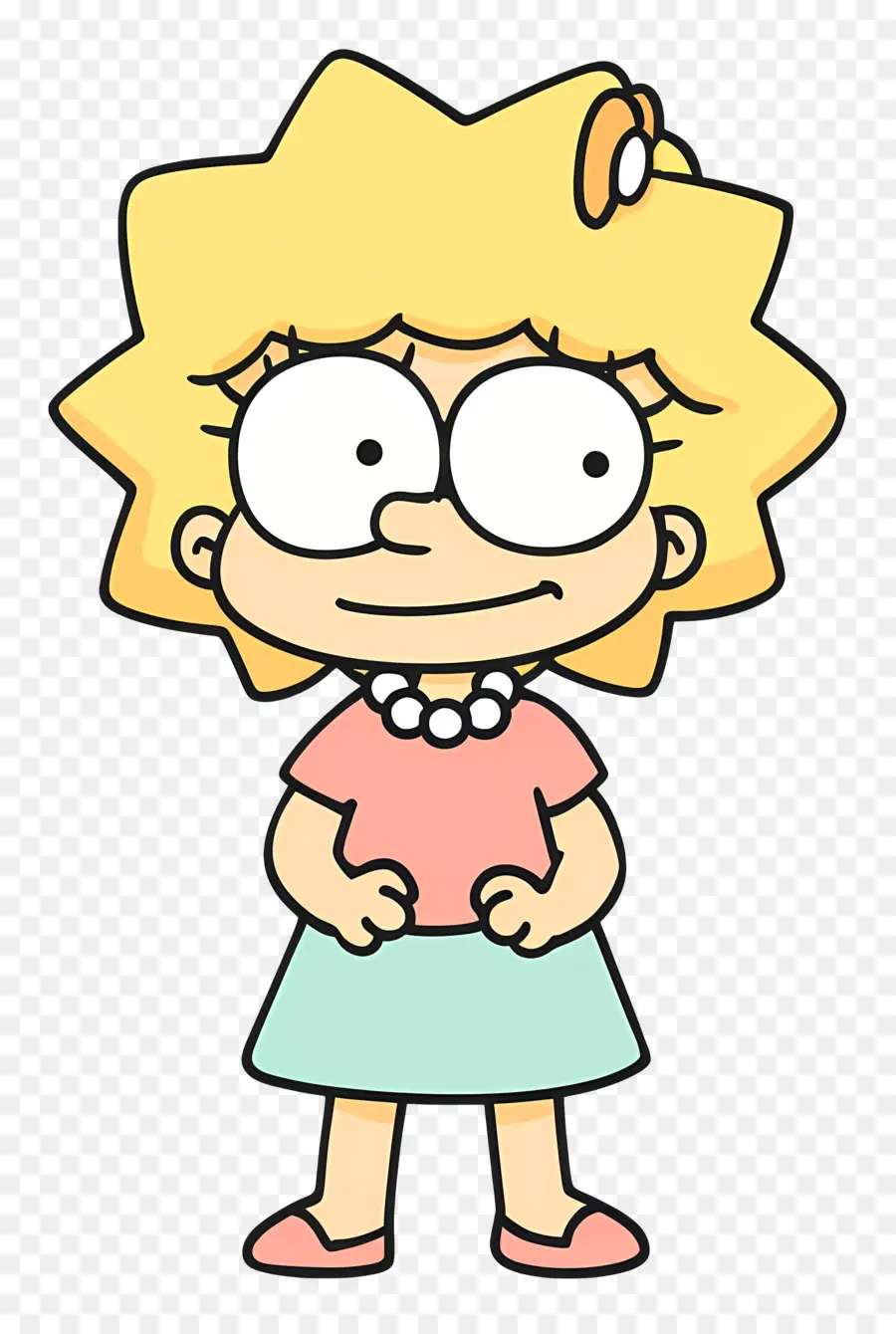 Lisa Simpson，Gadis Kartun PNG