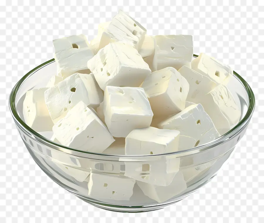 Paneer，Semangkuk Kubus Keju PNG