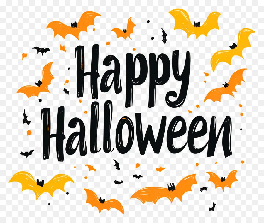 Selamat Halloween，Kelelawar PNG