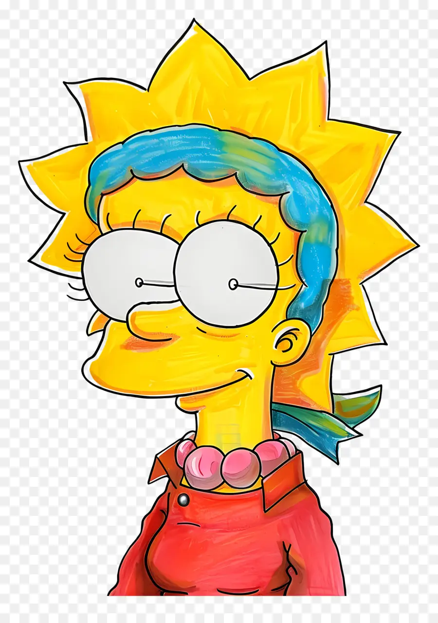 Maggie Simpson，Gadis Kartun PNG