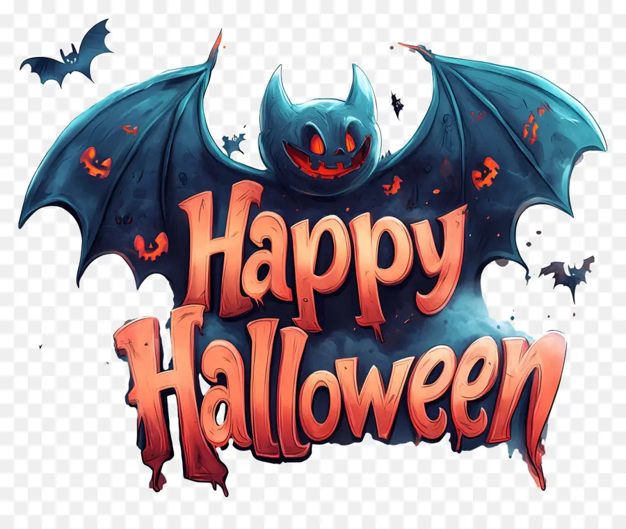 Selamat Halloween，Kelelawar PNG