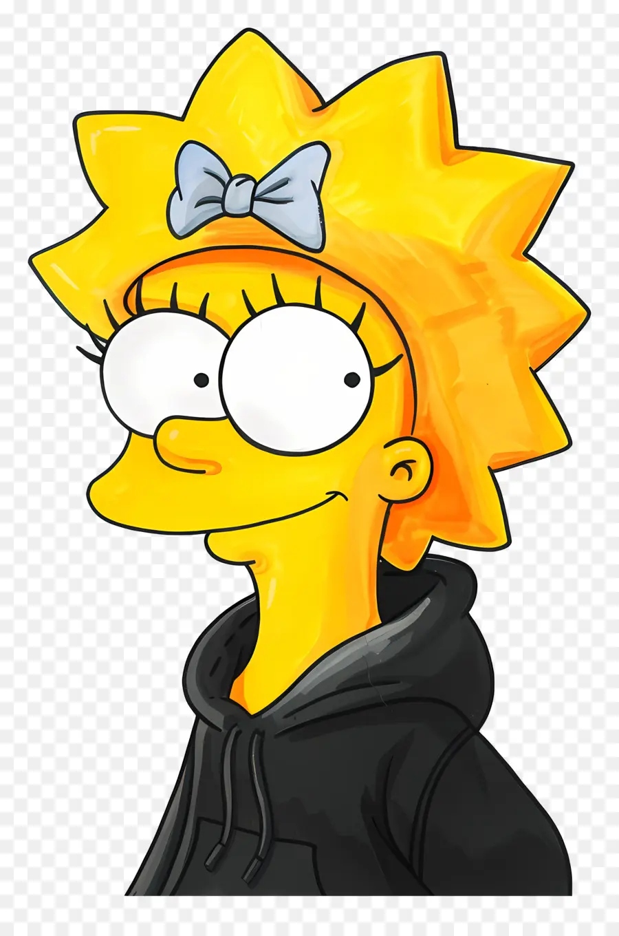 Lisa Simpson，Gadis Kartun PNG