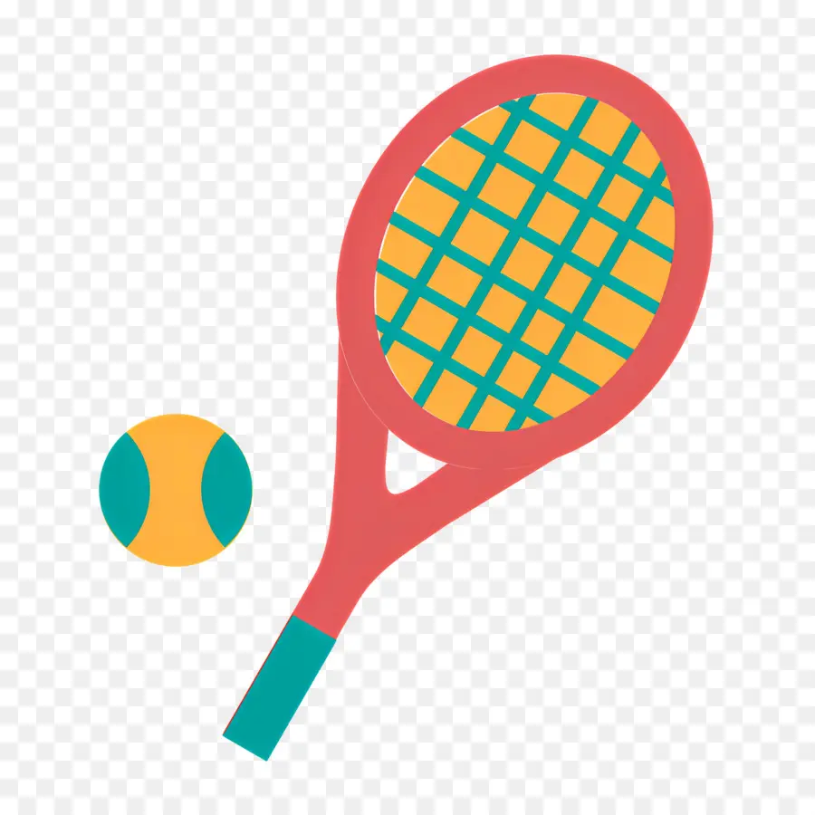 Raket Tenis，Raket Tenis Dan Bola PNG