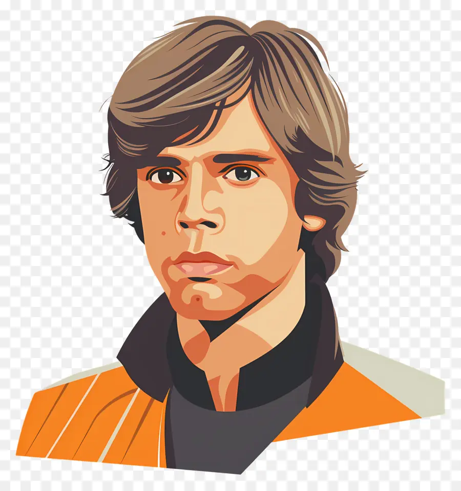 Lukas Skywalker，Karakter Kartun PNG