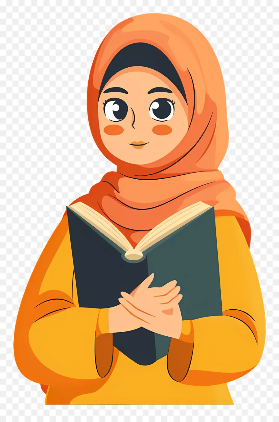 Buku Pegangan Gadis Hijab，Buku Bacaan Gadis PNG