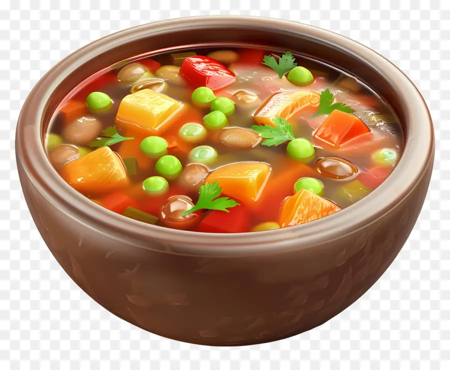 Sup Minestrone，Sup Sayuran PNG