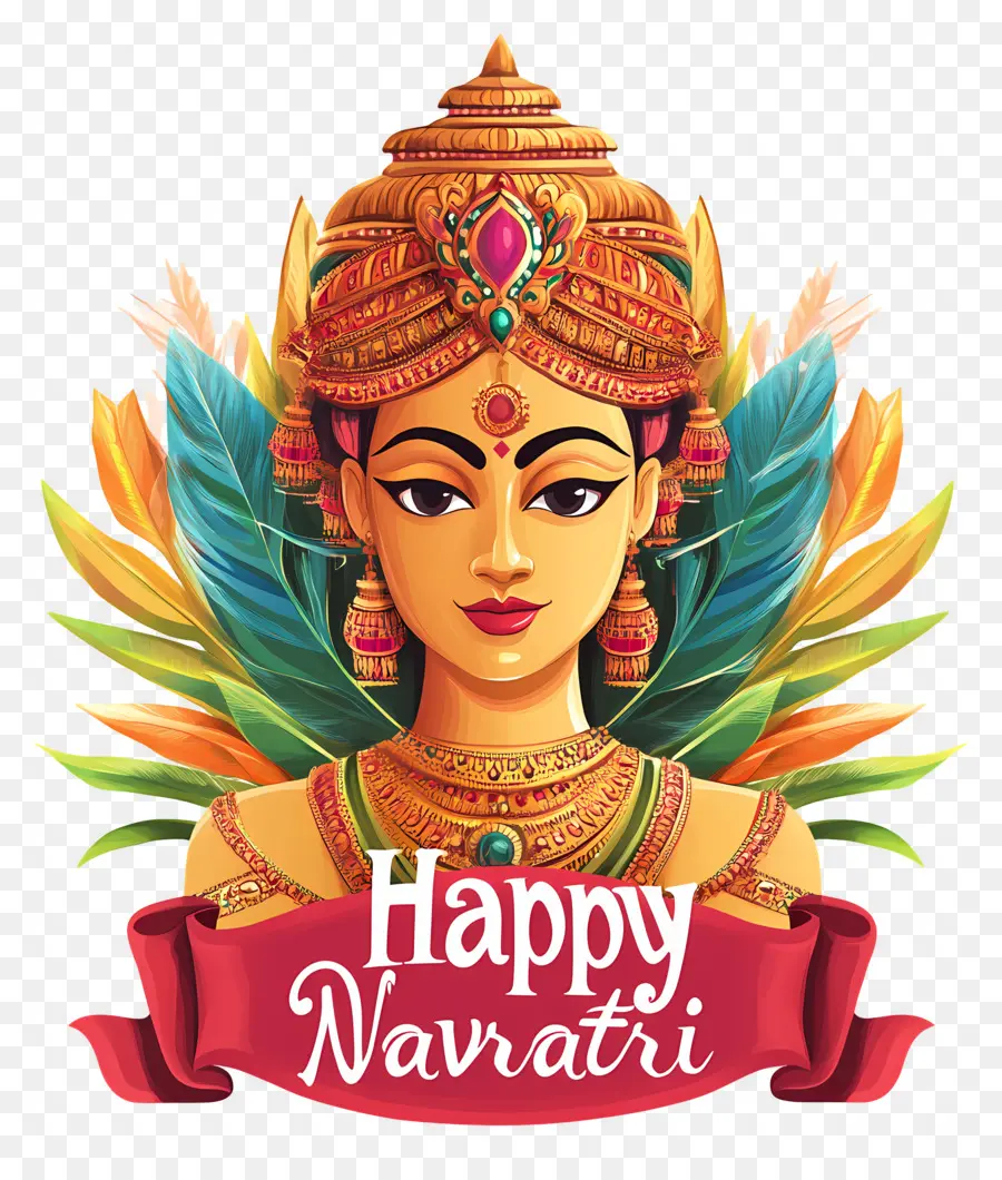 Selamat Navratri，Wanita Navratri PNG