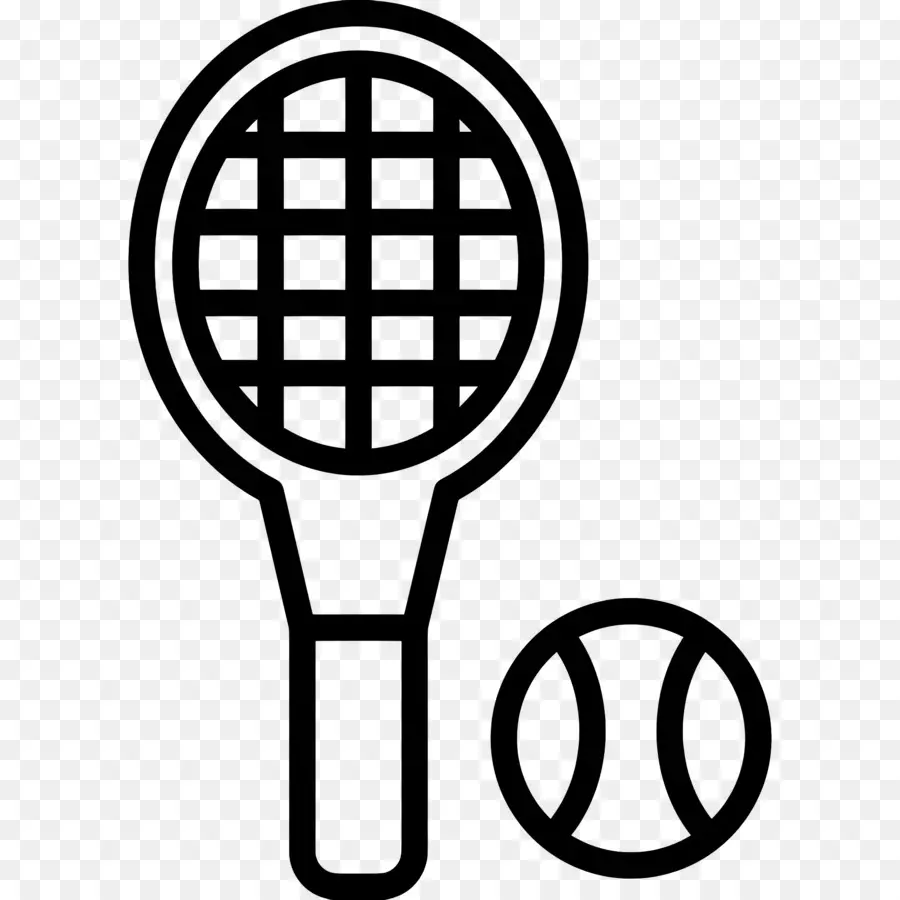 Raket Tenis，Raket Tenis Dan Bola PNG