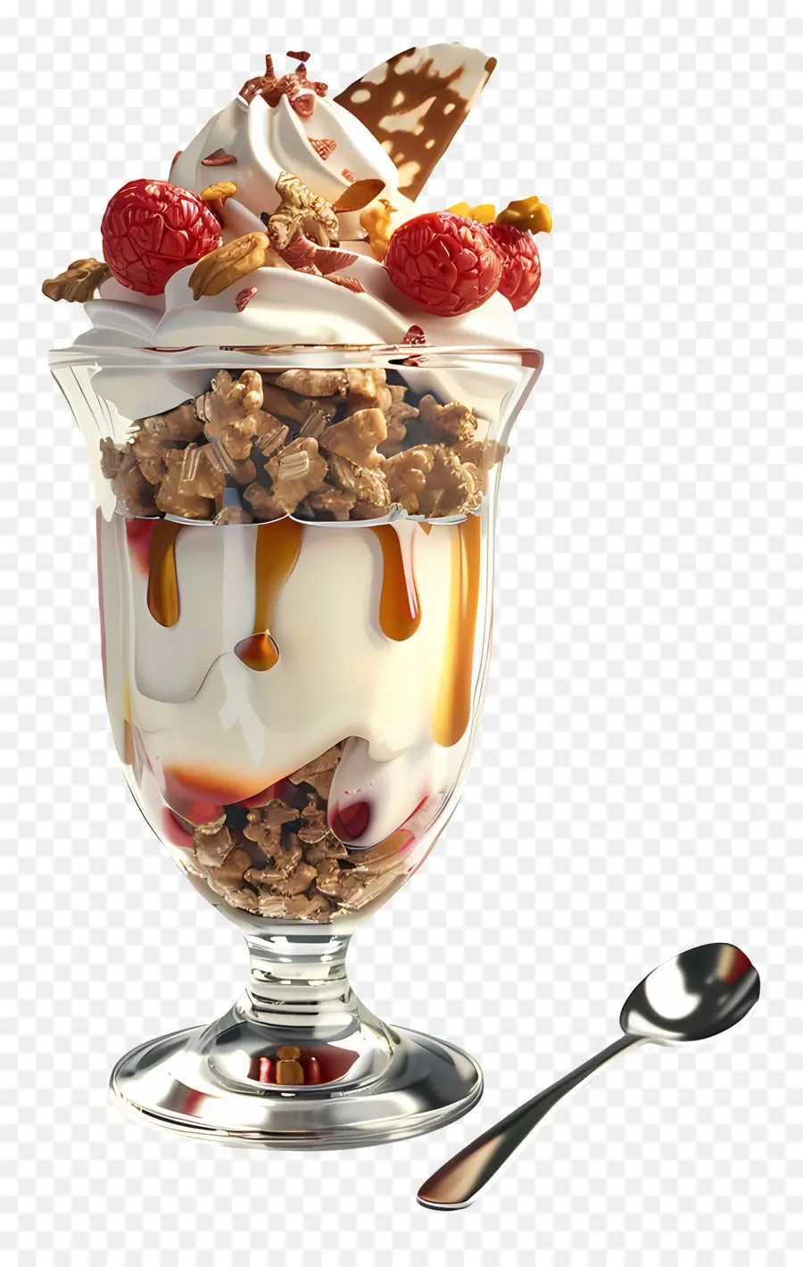 Parfait Yogurt，Sundae PNG