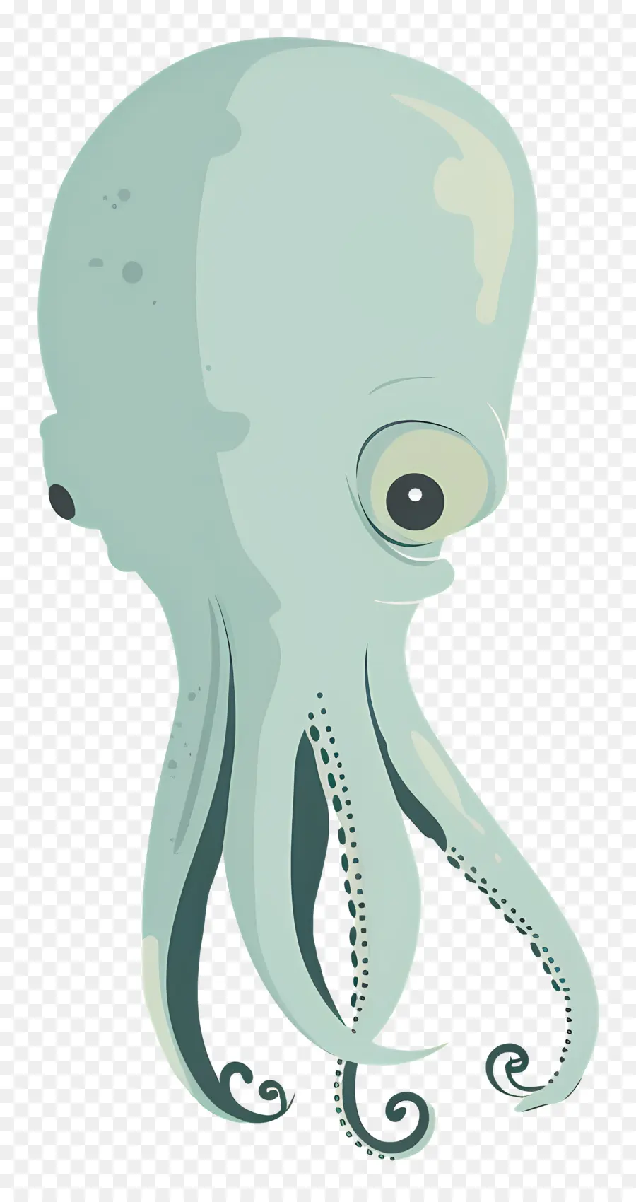 Tentakel Squidward，Kartun Gurita PNG