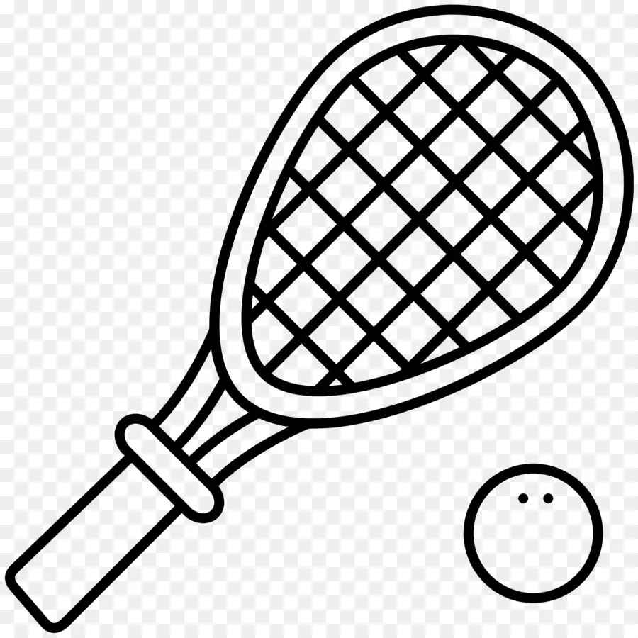 Raket Tenis，Raket Tenis Dan Bola PNG