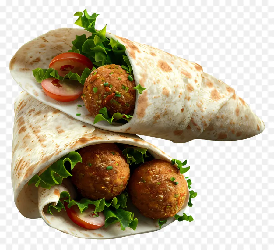 Bungkus Falafel，Membungkus PNG