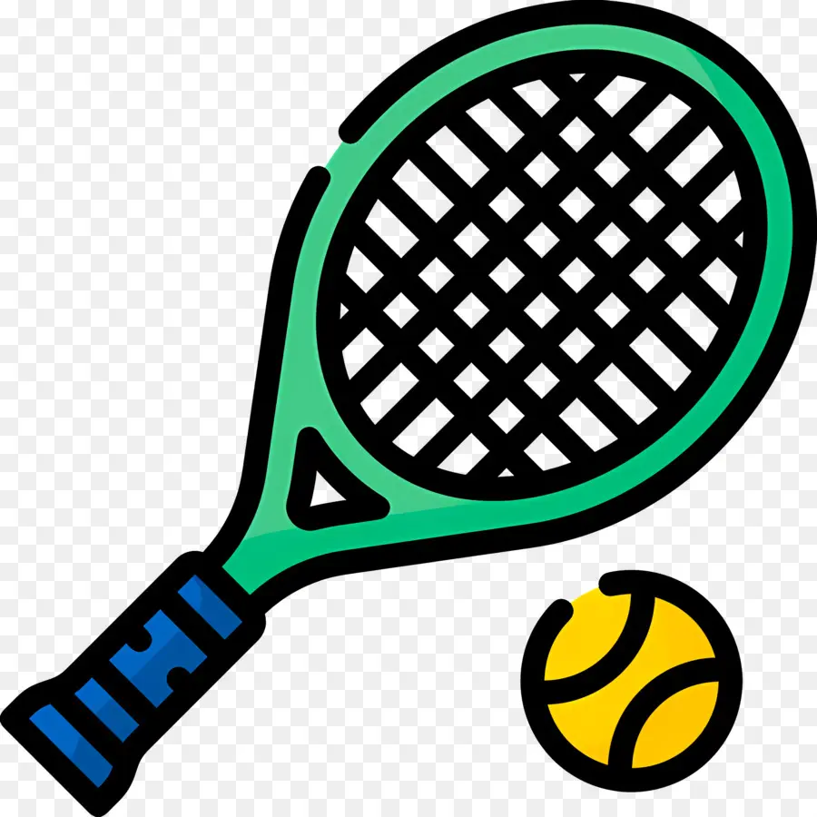 Raket Tenis，Raket Tenis Dan Bola PNG