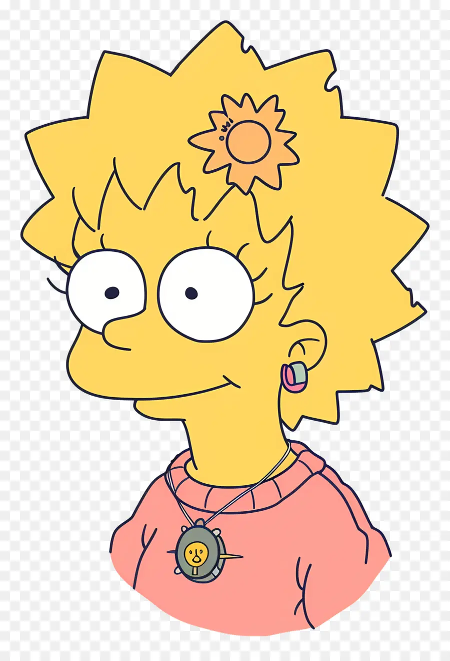 Lisa Simpson，Kartun PNG