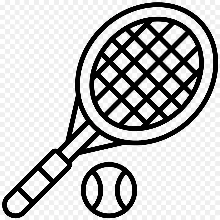 Raket Tenis，Raket Tenis Dan Bola PNG