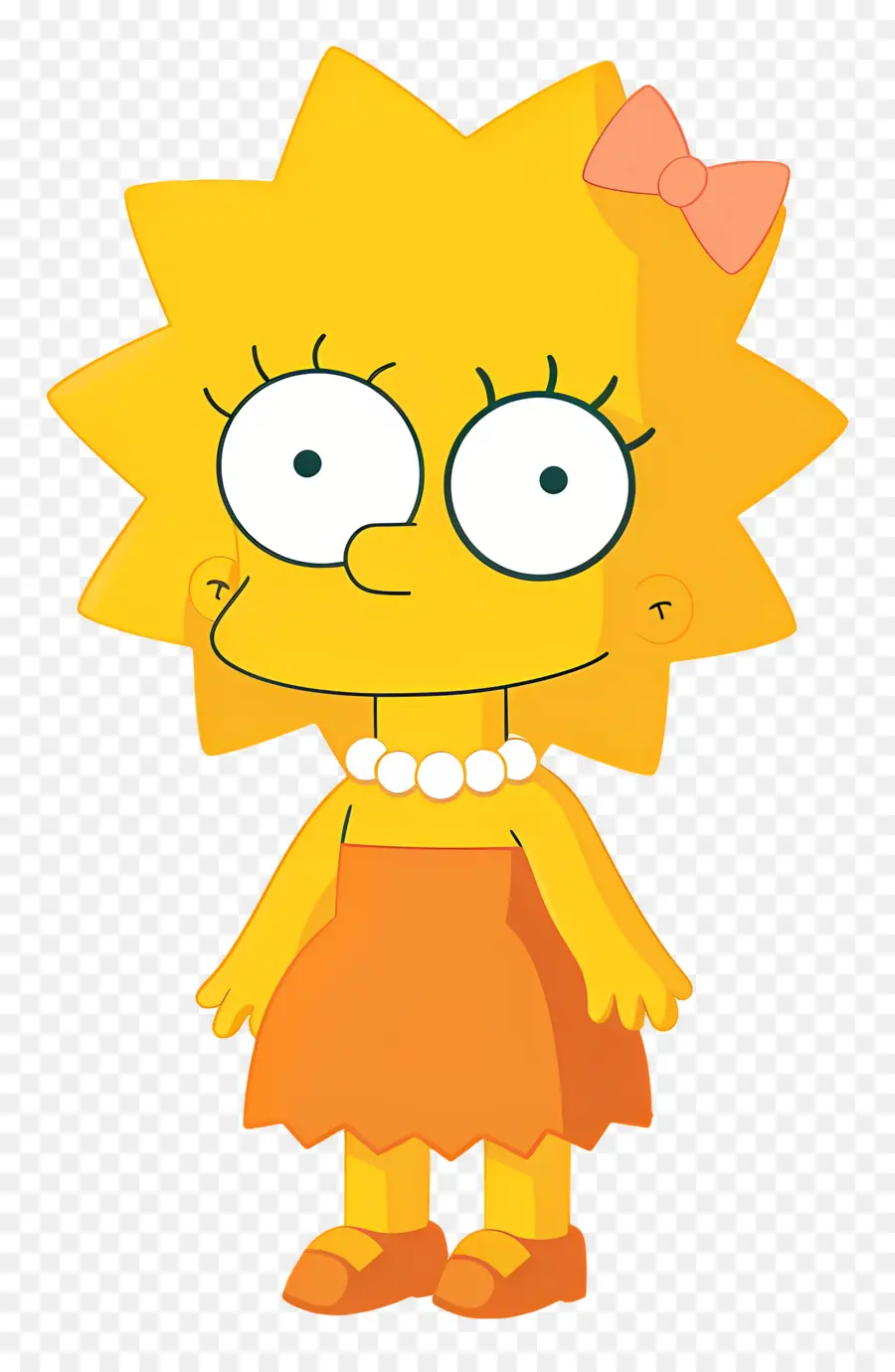 Maggie Simpson，Gadis Kartun Kuning PNG