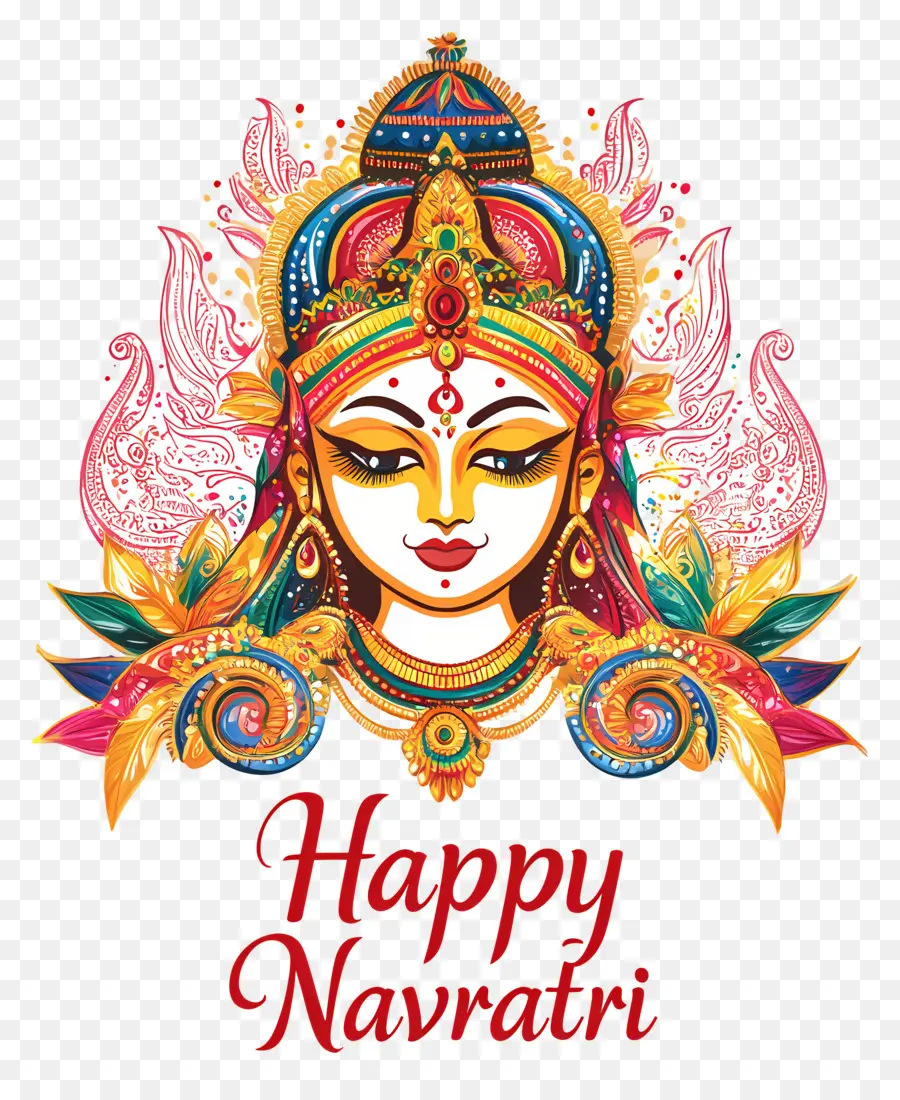 Selamat Navratri，Wajah Dewi PNG