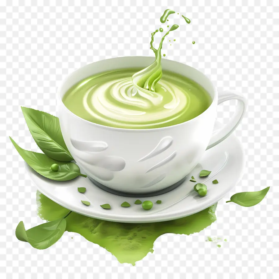 Teh Matcha，Teh Hijau PNG