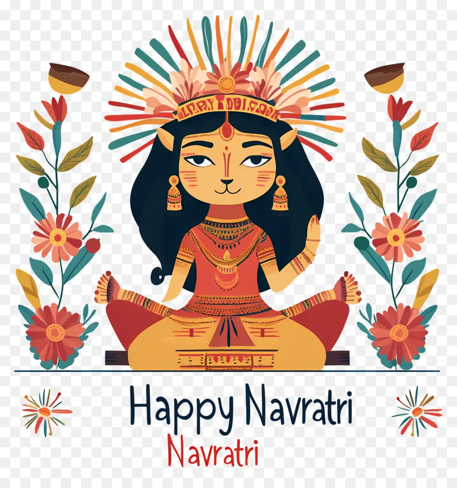 Selamat Navratri，Dewi Navratri PNG