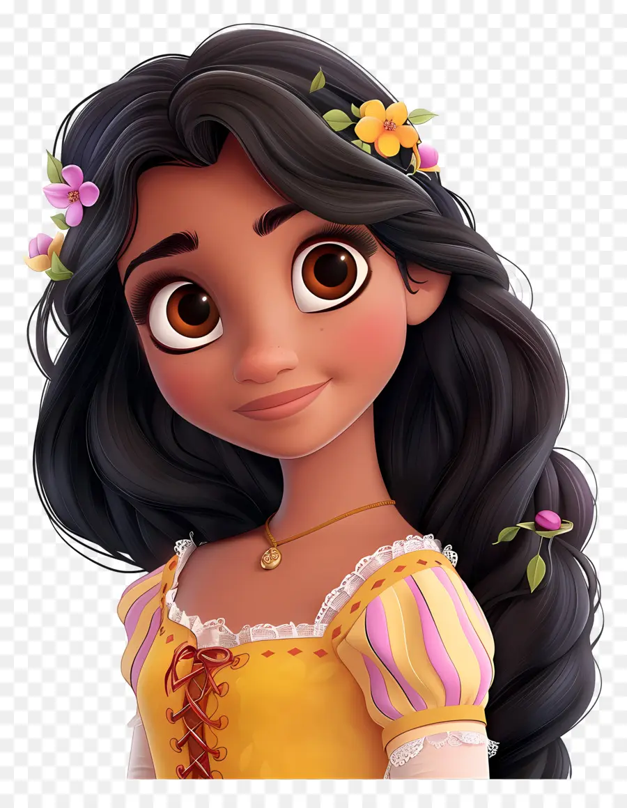 Putri Rapunzel，Gadis PNG