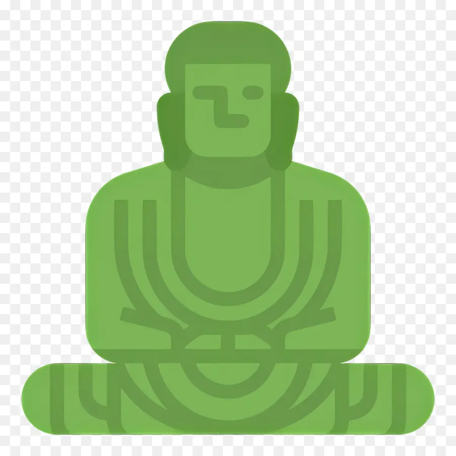 Budha，Buddha Hijau PNG