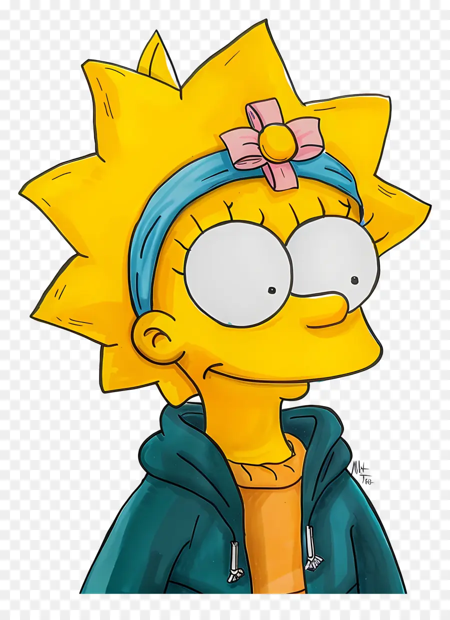 Maggie Simpson，Gadis Kartun PNG