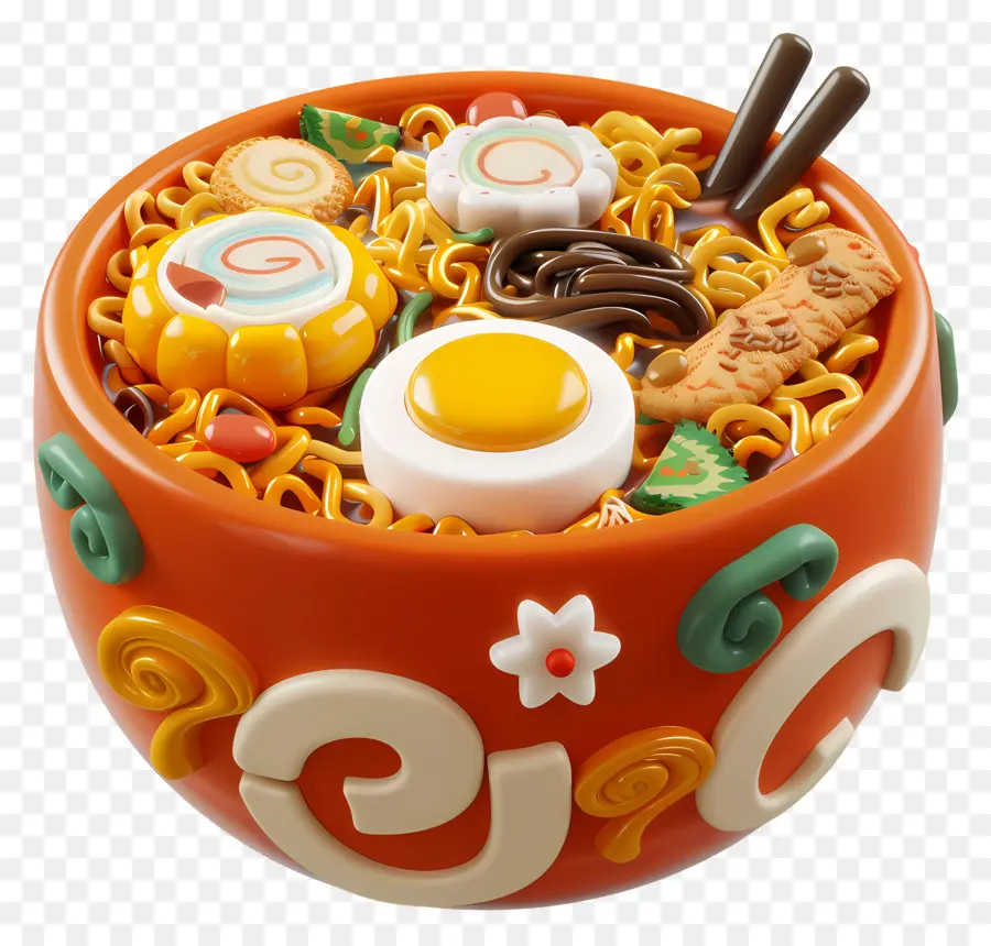 Sup Ramen，Mangkuk Ramen PNG