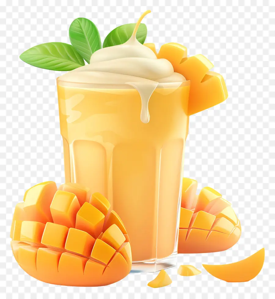 Smoothie Mangga，Buah PNG